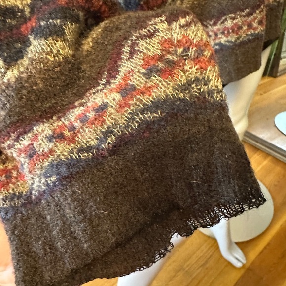 Eddie Bauer Men's Wool Blend Fair Isle Crewneck Sweater Medium VINTAGE AKA - Picture 3 of 8